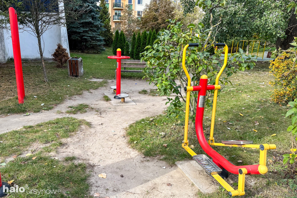 Siłownia plenerowa i  streetworkout na Kabatach