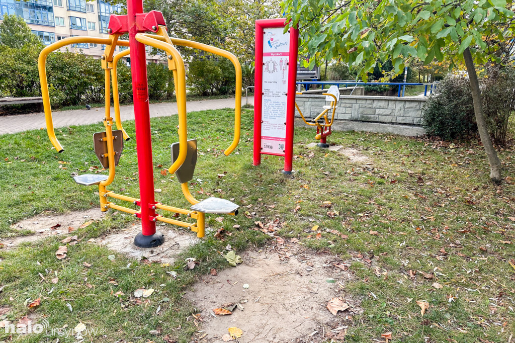 Siłownia plenerowa i  streetworkout na Kabatach