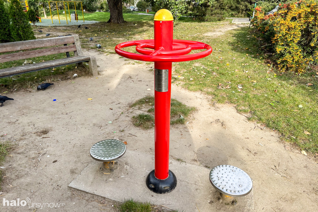 Siłownia plenerowa i  streetworkout na Kabatach