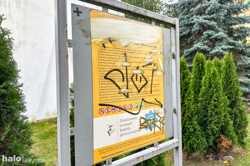 Siłownia plenerowa i  streetworkout na Kabatach