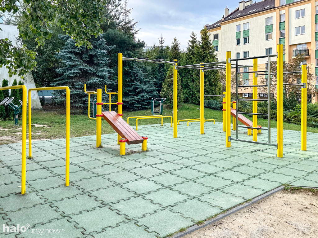 Siłownia plenerowa i  streetworkout na Kabatach