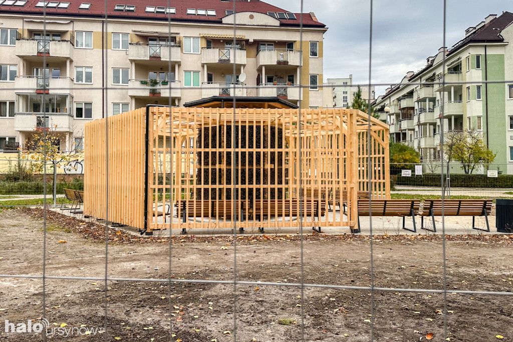 Zakończona budowa tężni na Natolinie