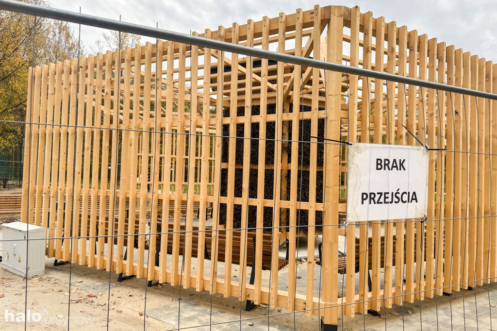 Zakończona budowa tężni na Natolinie