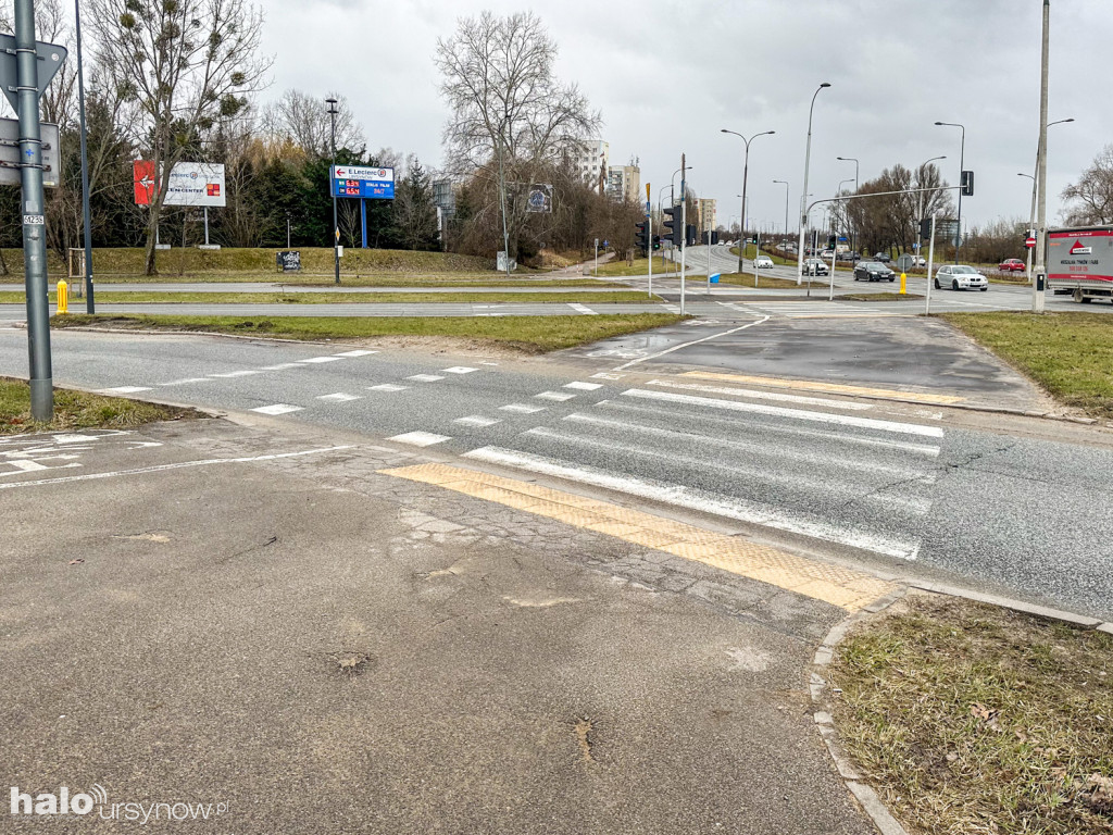 Niebezpieczne skrzyżowanie dla pieszych