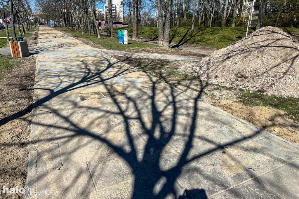 Wyremontowany chodnik na ul. Cynamonowej