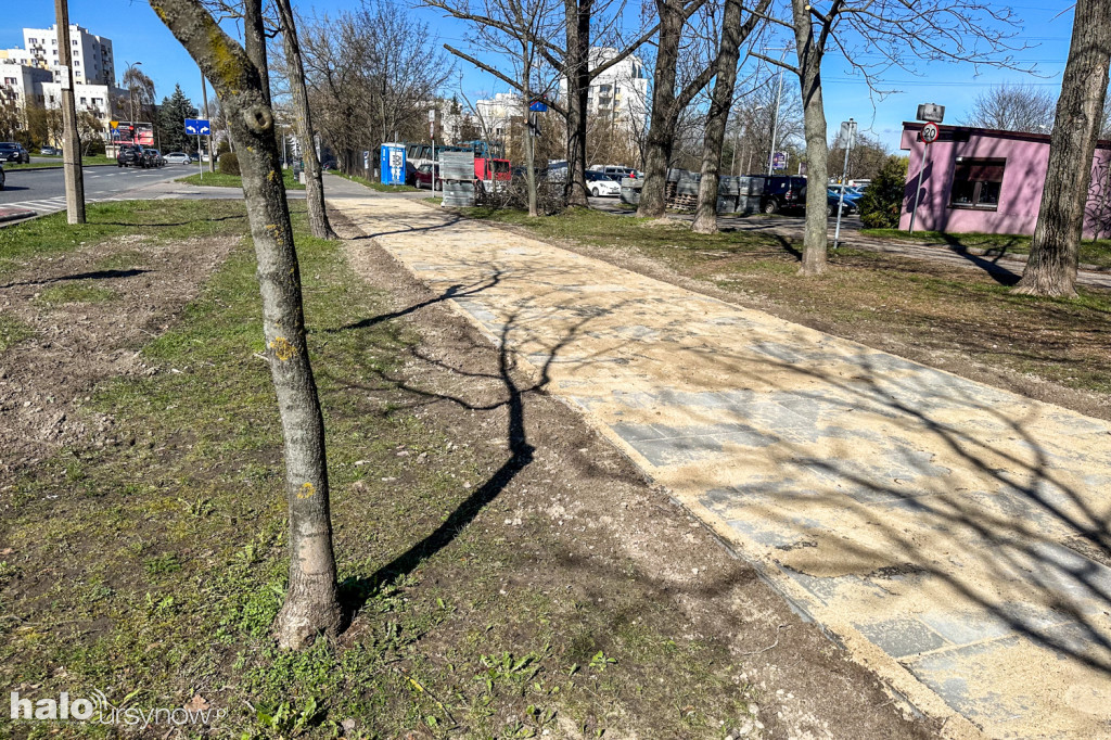 Wyremontowany chodnik na ul. Cynamonowej