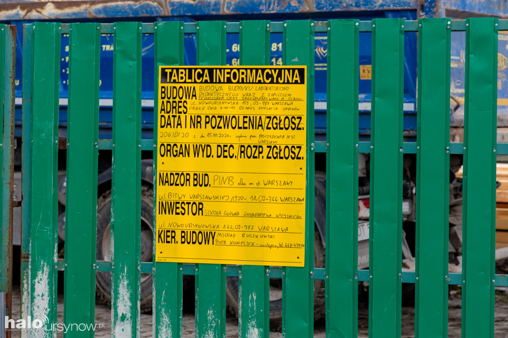 Wznowiona budowa Innowacyjnego Centrum Nauk Żywieniowych SGGW