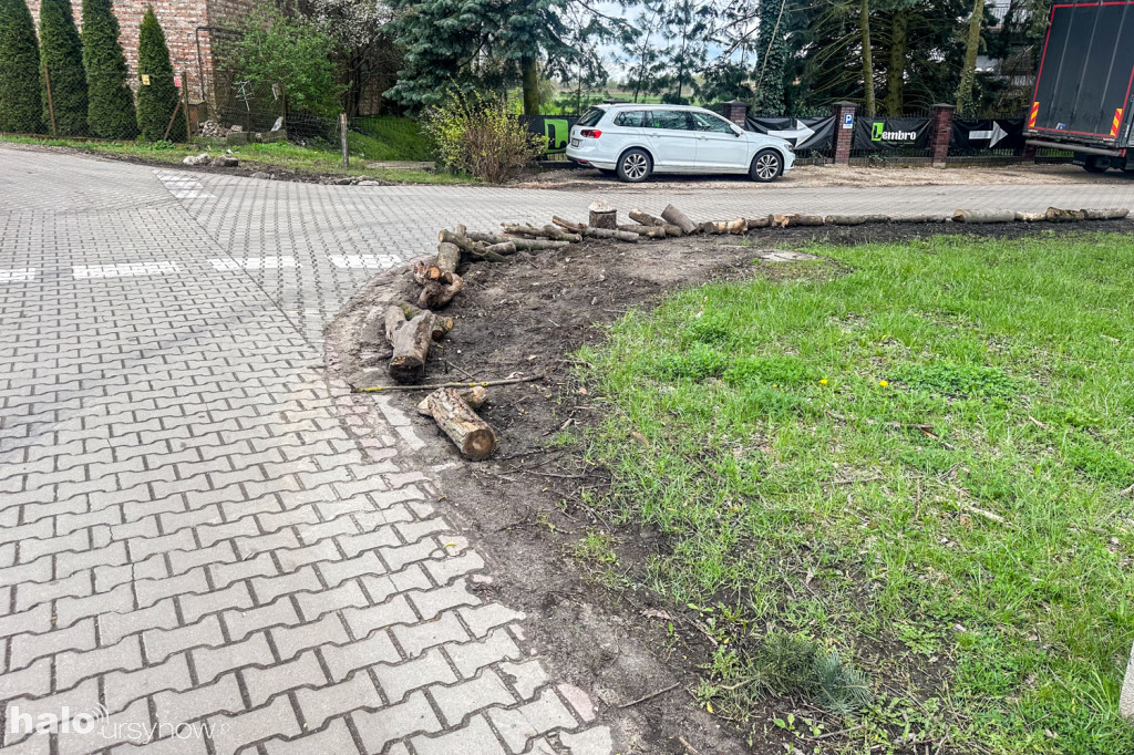 Zniszczone pobocza na ul. Pozytywki