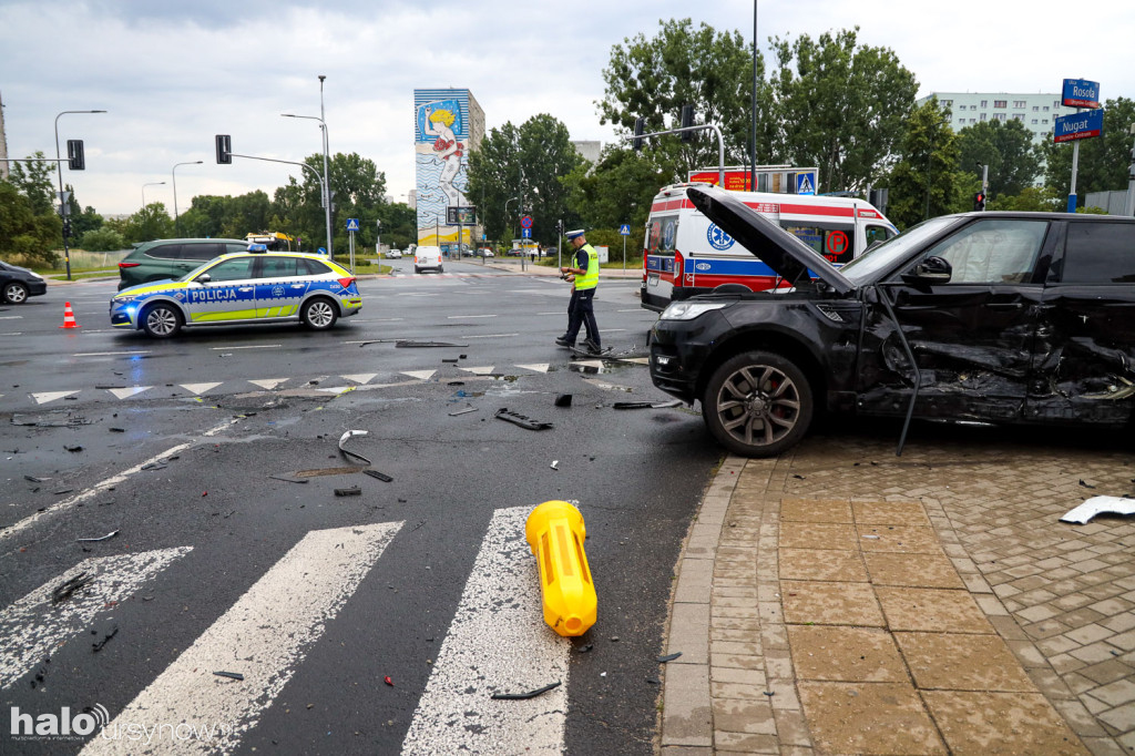 Kolizja na Rosoła przy Nugat