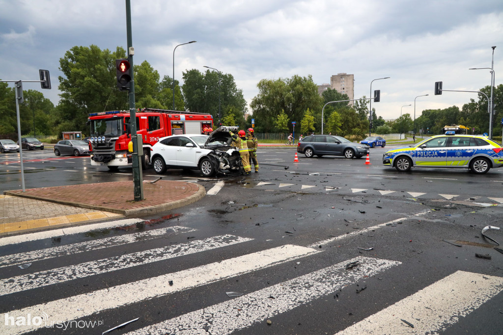 Kolizja na Rosoła przy Nugat