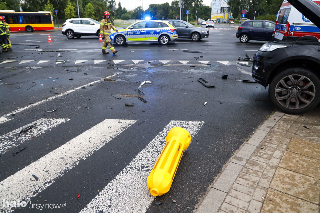 Kolizja na Rosoła przy Nugat