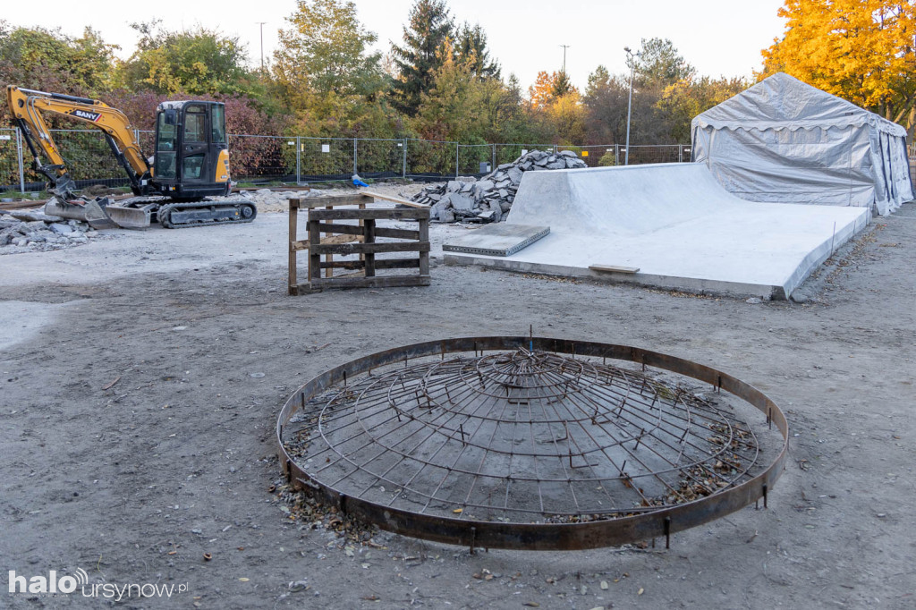 Budowa skateparku na Ursynowie