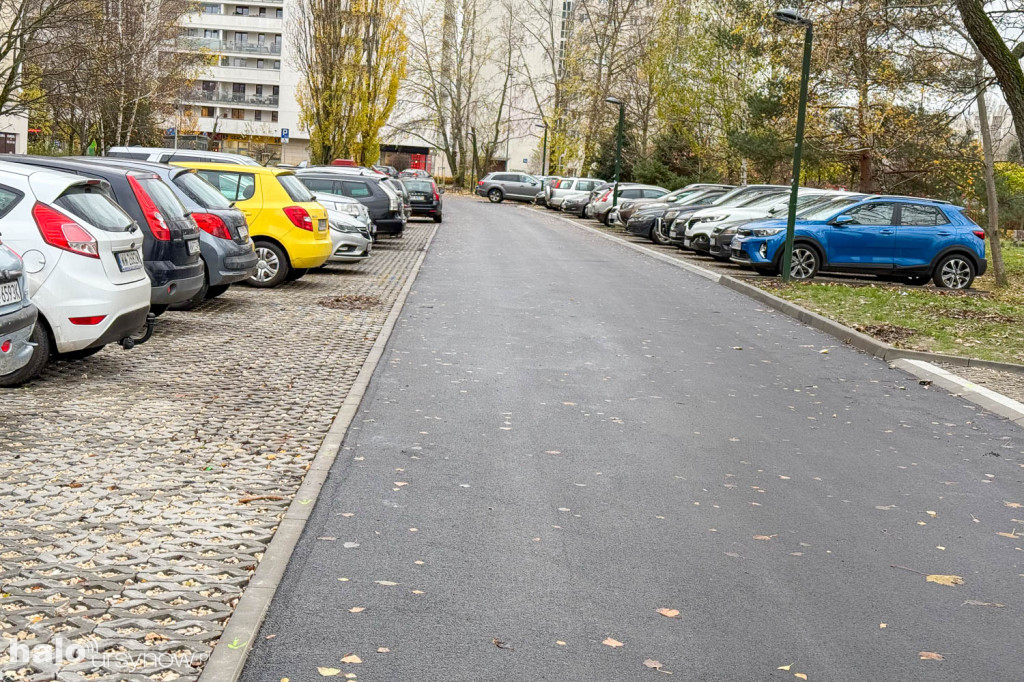 Parking przy Kulczyńskiego jak nowy