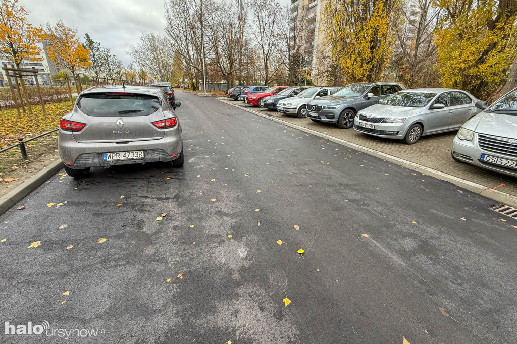 Parking przy Kulczyńskiego jak nowy