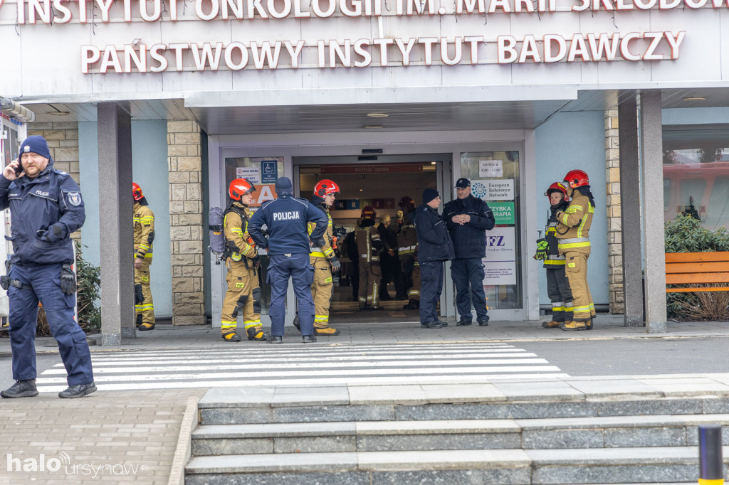 Ewakuacja w Onkologii na Ursynowie