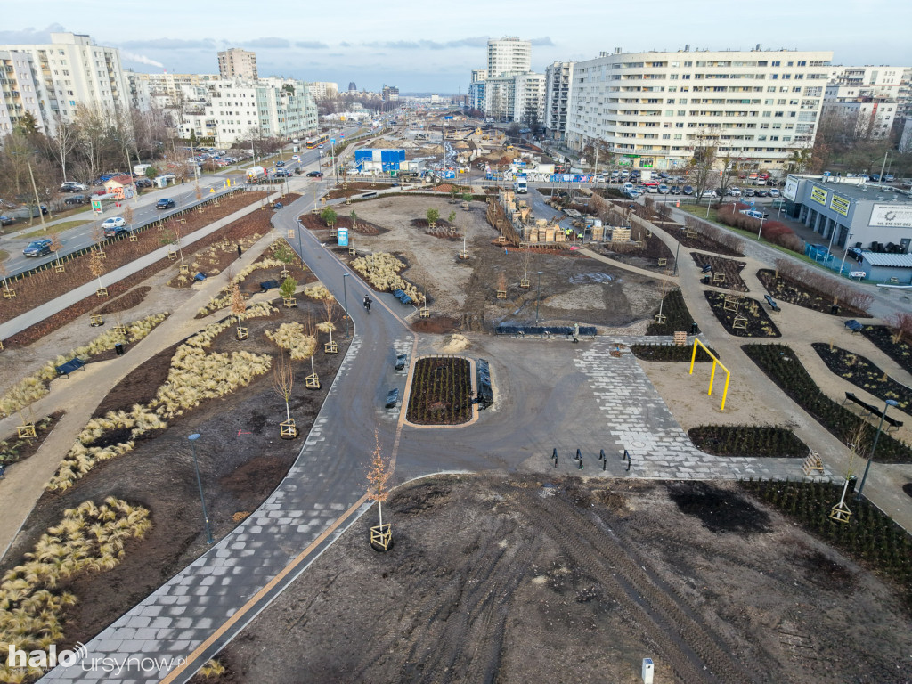 Tak powstaje Park nad POW na Ursynowie