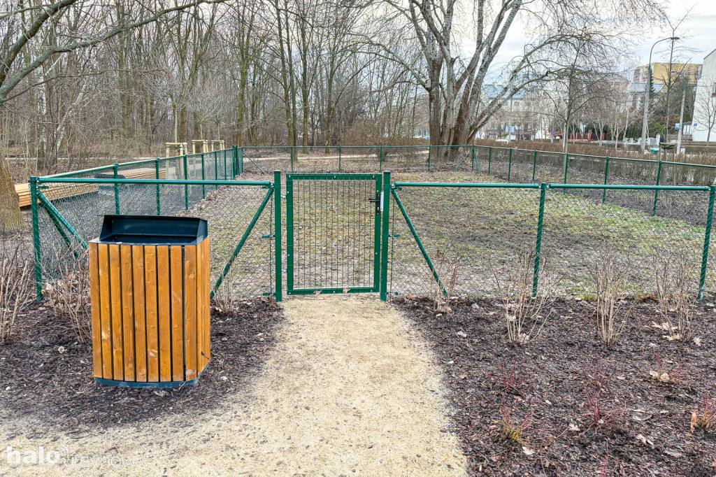 Nowy wybieg dla psów w parku Przy Bażantarni