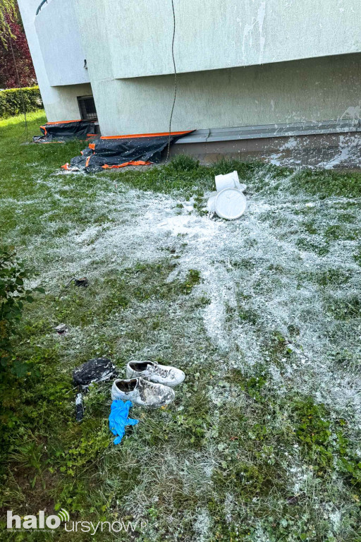 Wypadek w trakcie robót malarskich