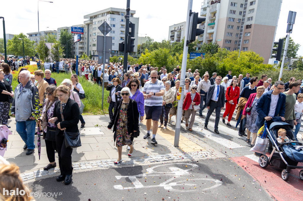 Procesja Bożego Ciała na Ursynowie