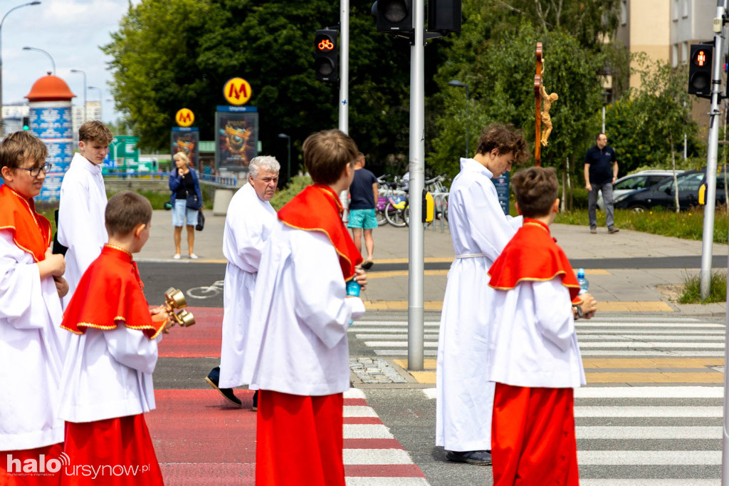 Procesja Bożego Ciała na Ursynowie