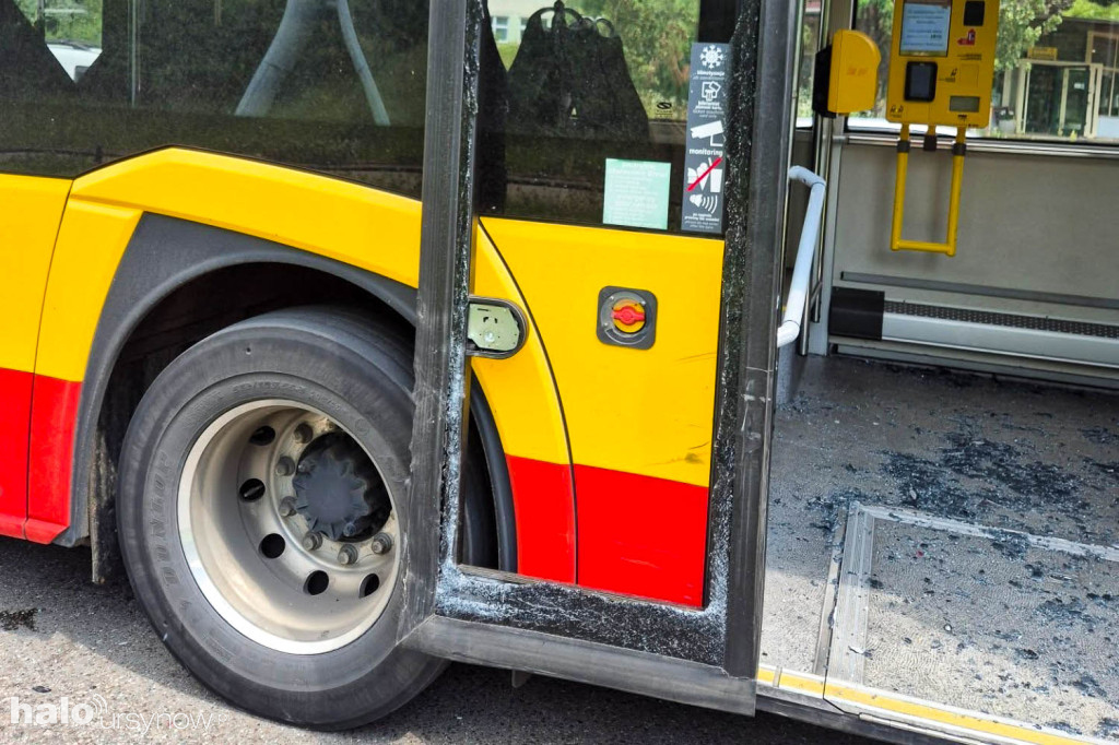 Wyjeżdżała z zatoczki, uderzyła w autobus