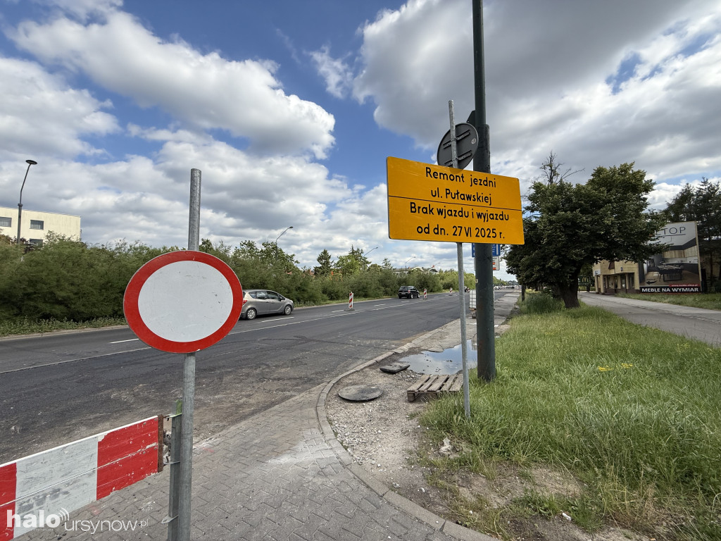 Trwa remont na Puławskiej
