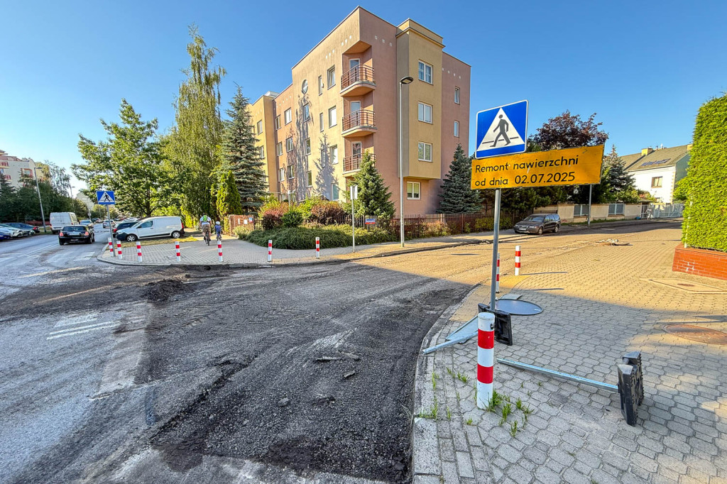 Trwa remont ulic na Kabatach