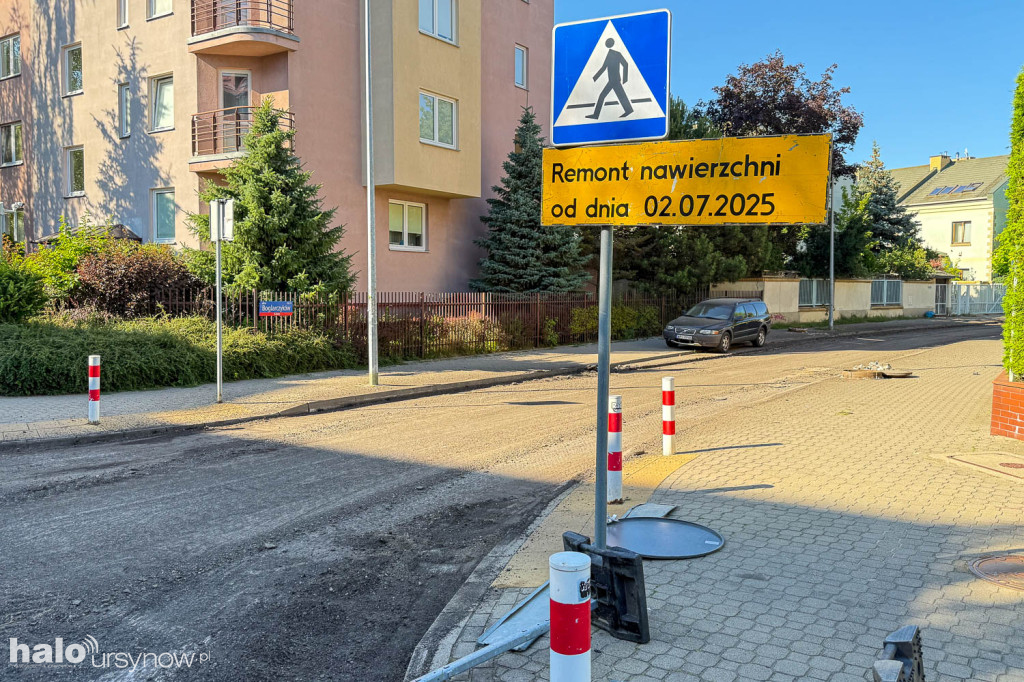 Trwa remont ulic na Kabatach