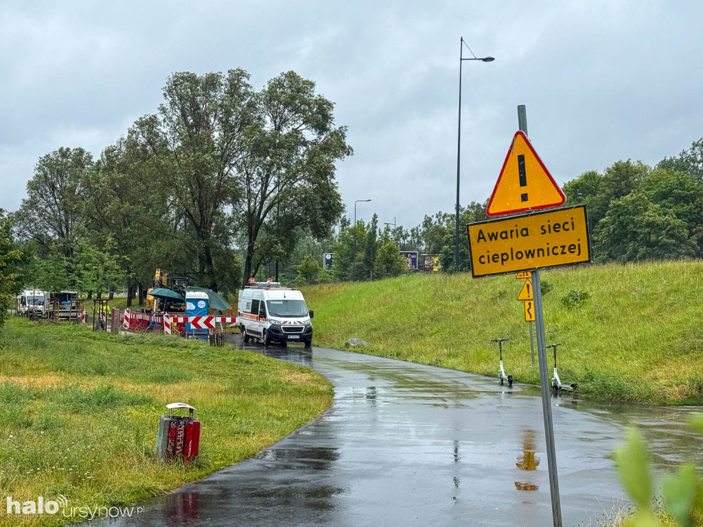 Awaria ciepłownicza na Ursynowie Płn.