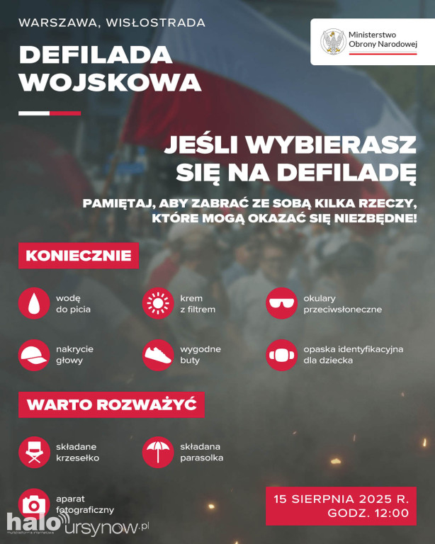Informacje o defiladzie wojskowej