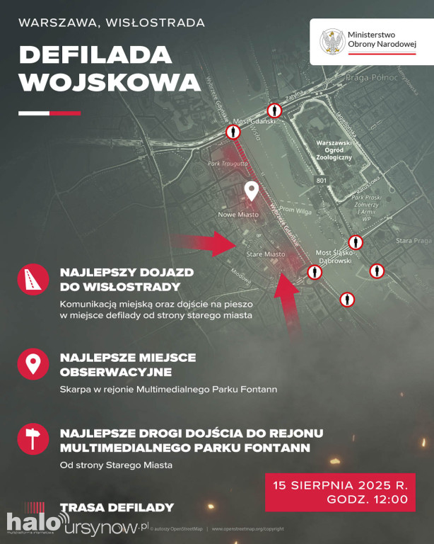 Informacje o defiladzie wojskowej