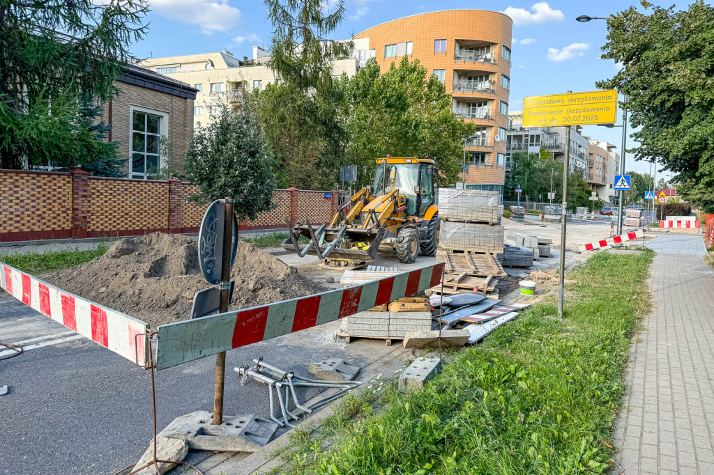 Skrzyżowanie na Kabatach zamknięte