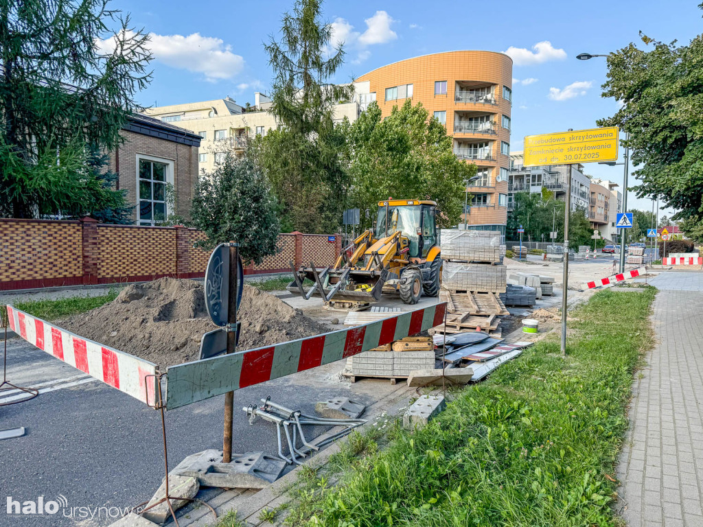 Skrzyżowanie na Kabatach zamknięte