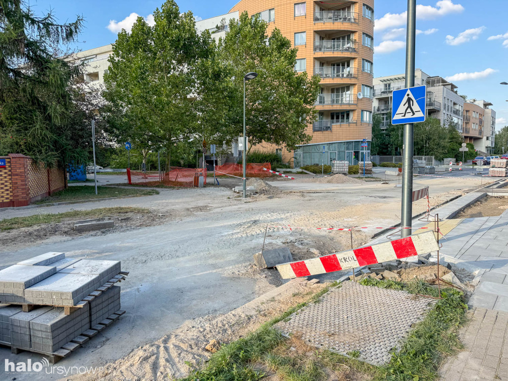 Skrzyżowanie na Kabatach zamknięte