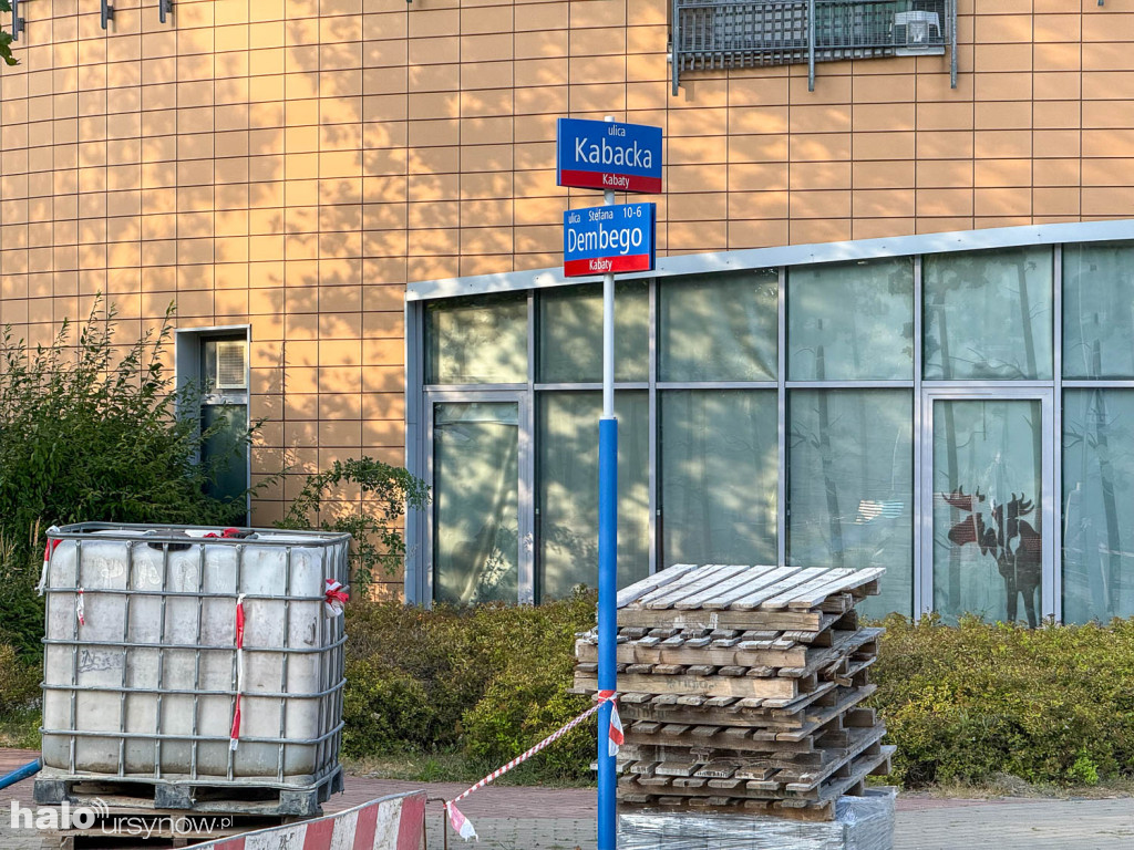Skrzyżowanie na Kabatach zamknięte