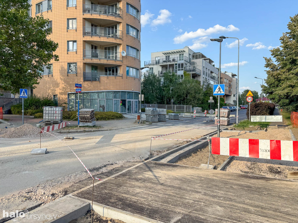 Skrzyżowanie na Kabatach zamknięte