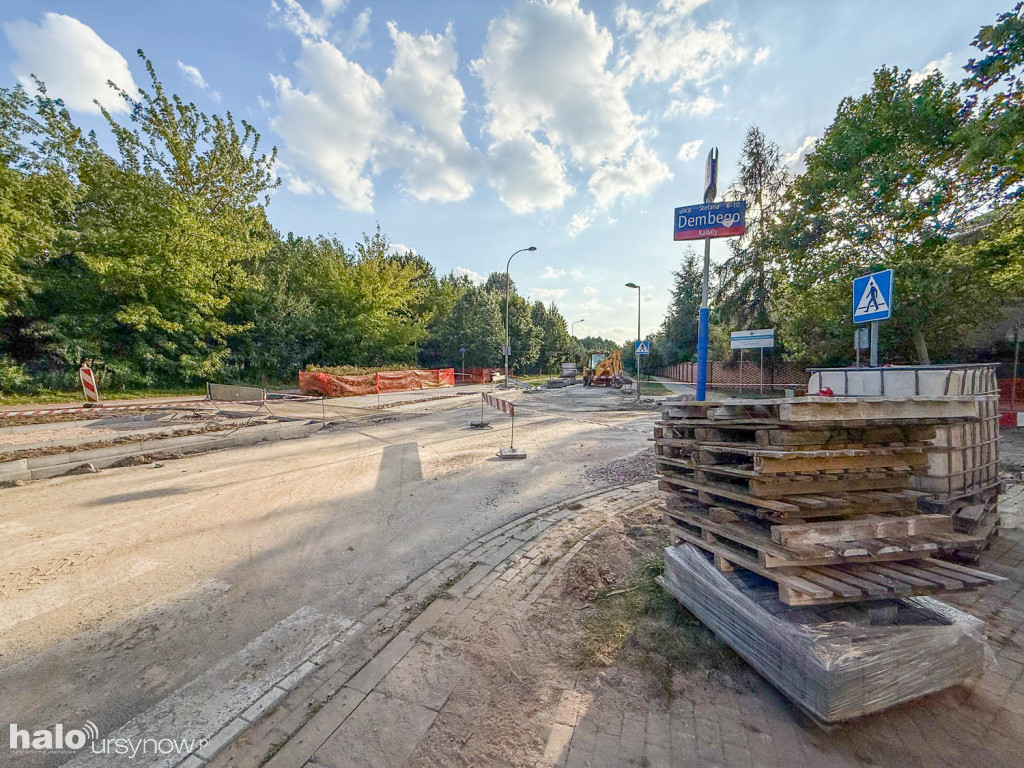 Skrzyżowanie na Kabatach zamknięte