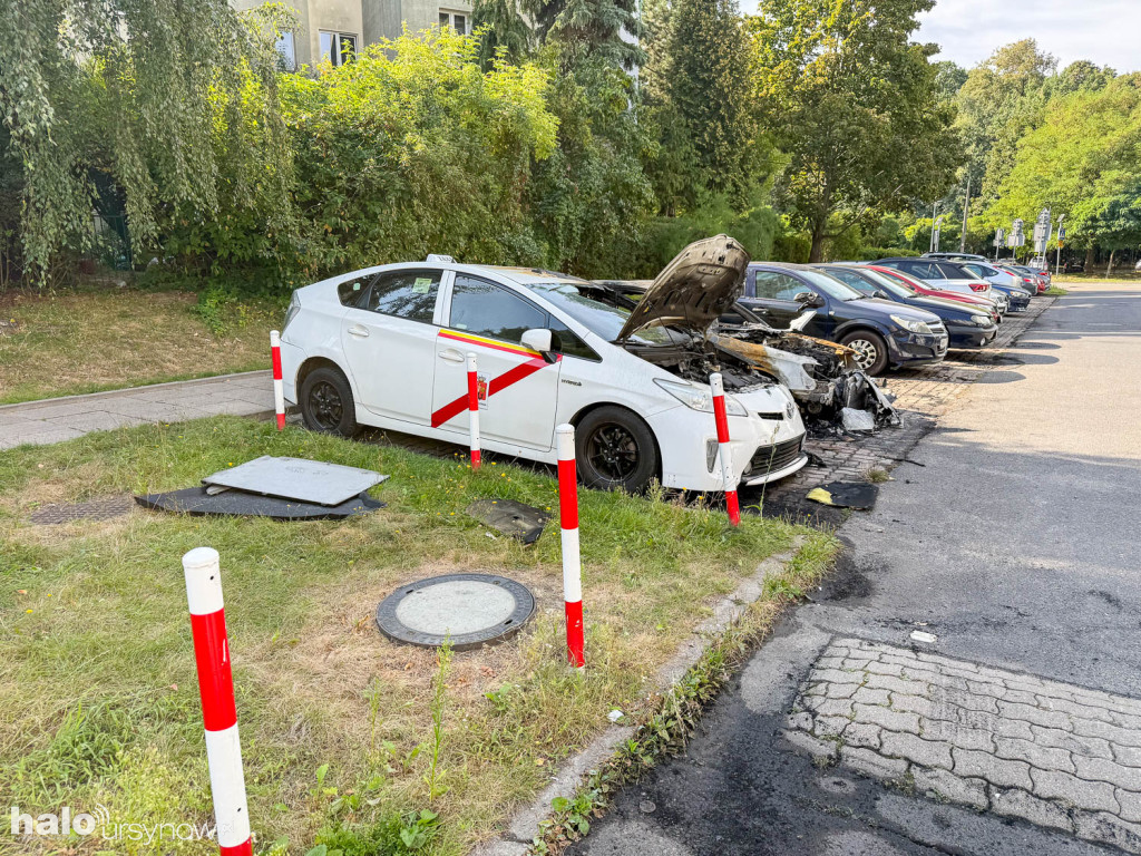 Nocny pożar na Ursynowie