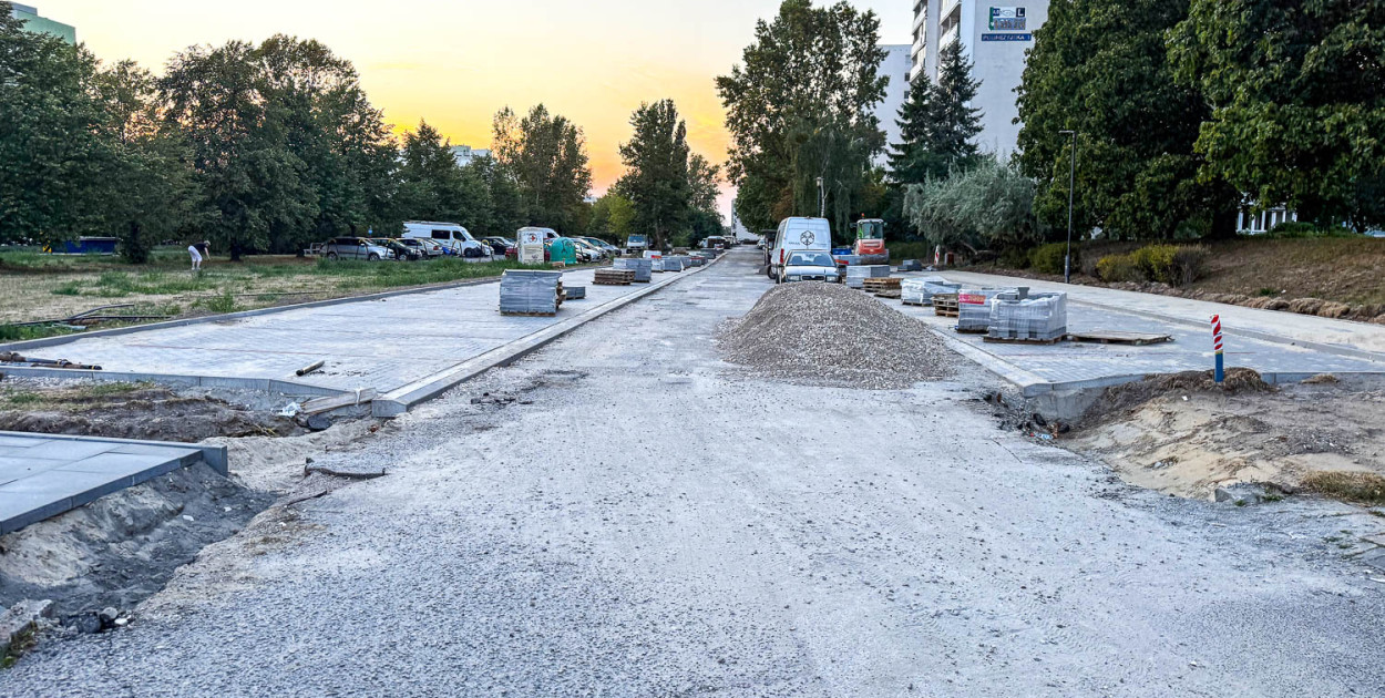 Remont parkingu przy Polinezyjskiej