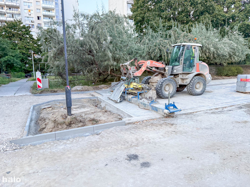 Remont parkingu przy Polinezyjskiej