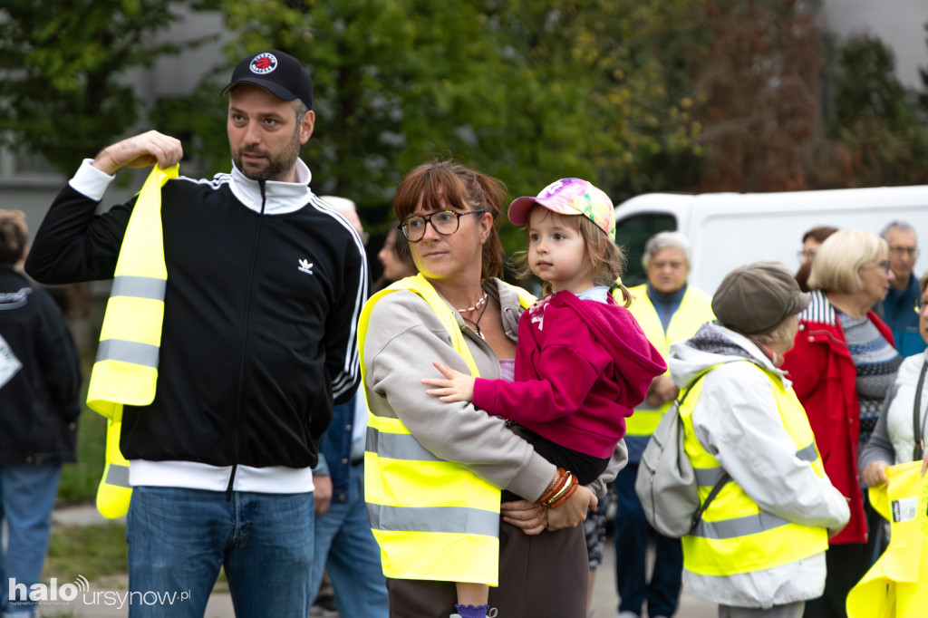 Protest mieszkańców osiedla Kazury
