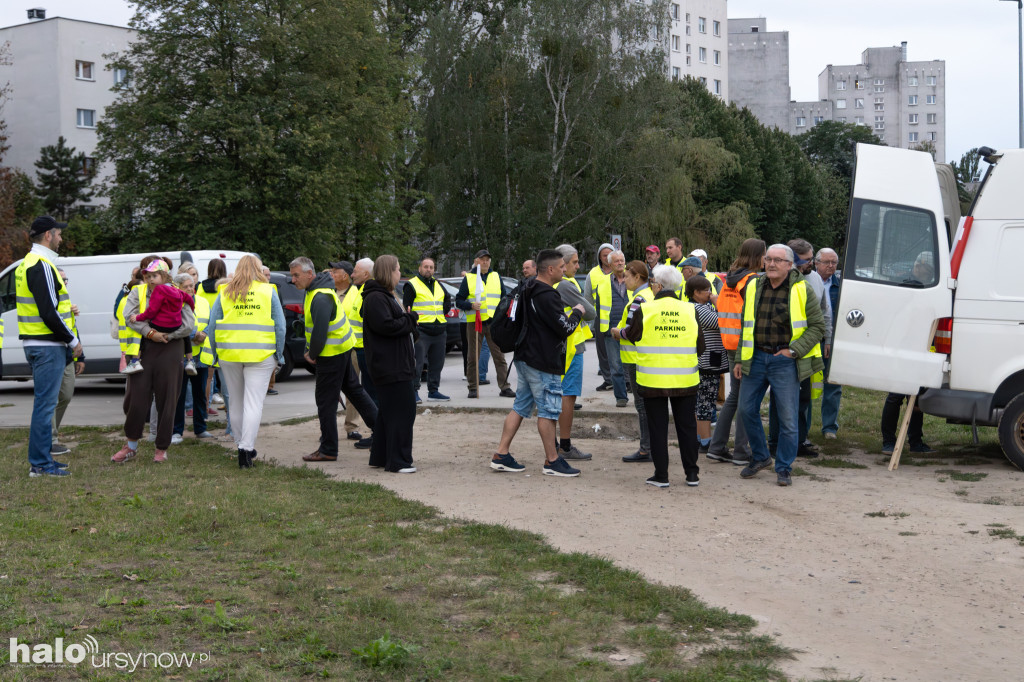 Protest mieszkańców osiedla Kazury