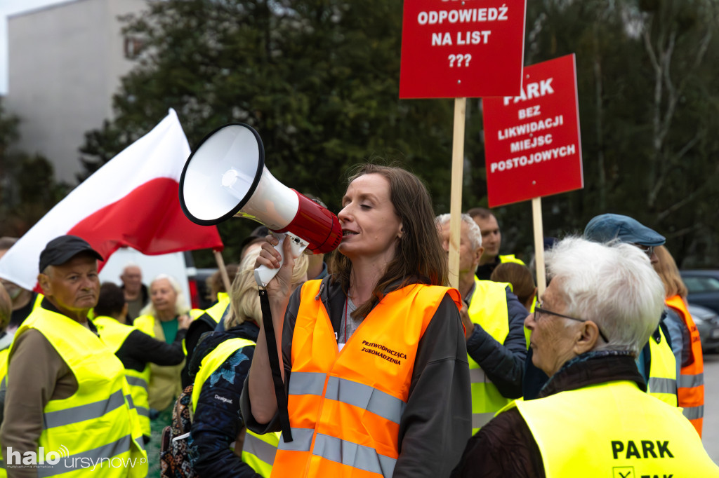 Protest mieszkańców osiedla Kazury