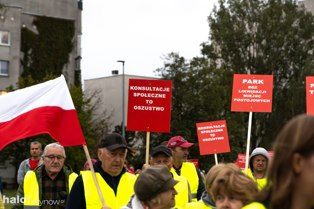 Protest mieszkańców osiedla Kazury