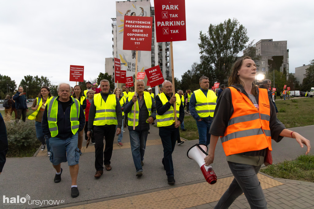 Protest mieszkańców osiedla Kazury