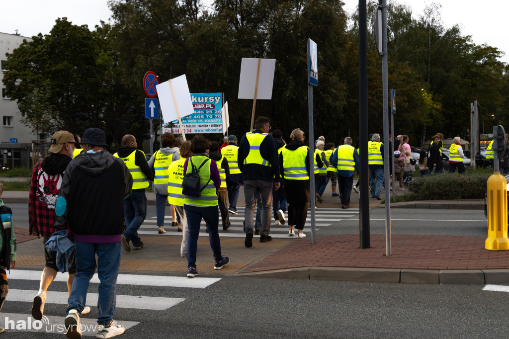 Protest mieszkańców osiedla Kazury
