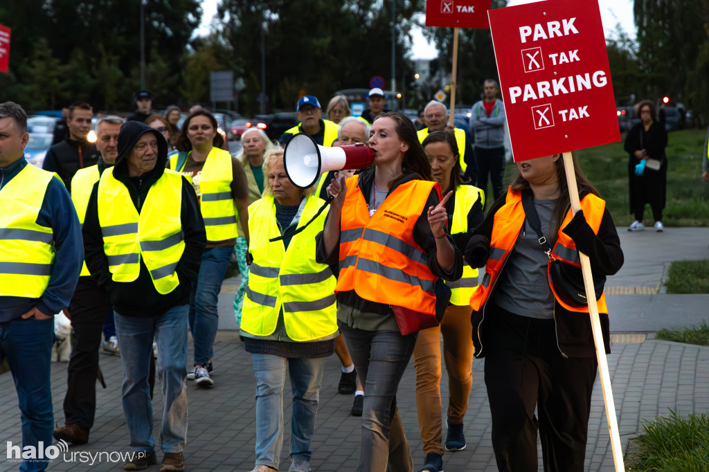 Protest mieszkańców osiedla Kazury