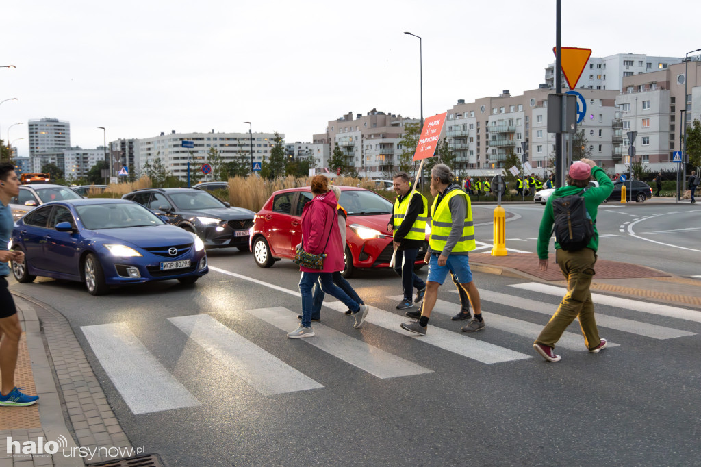 Protest mieszkańców osiedla Kazury