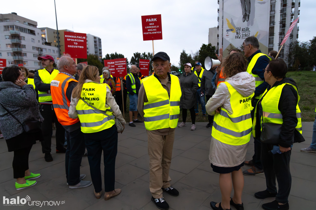 Protest mieszkańców osiedla Kazury
