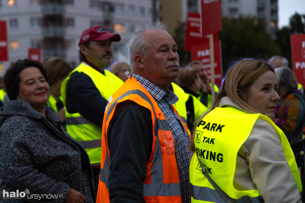 Protest mieszkańców osiedla Kazury